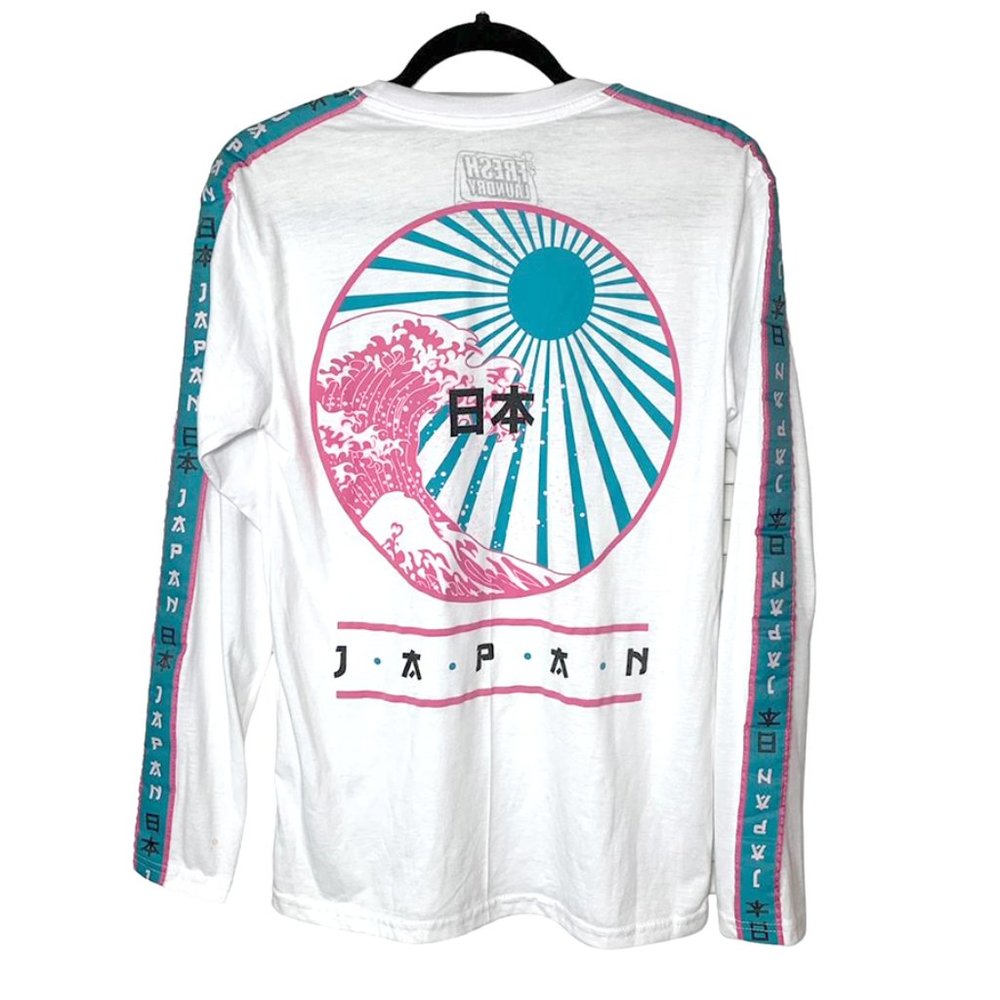 FRESH LAUNDRY Toyko Japan Moto Racer Long Sleeve Tee